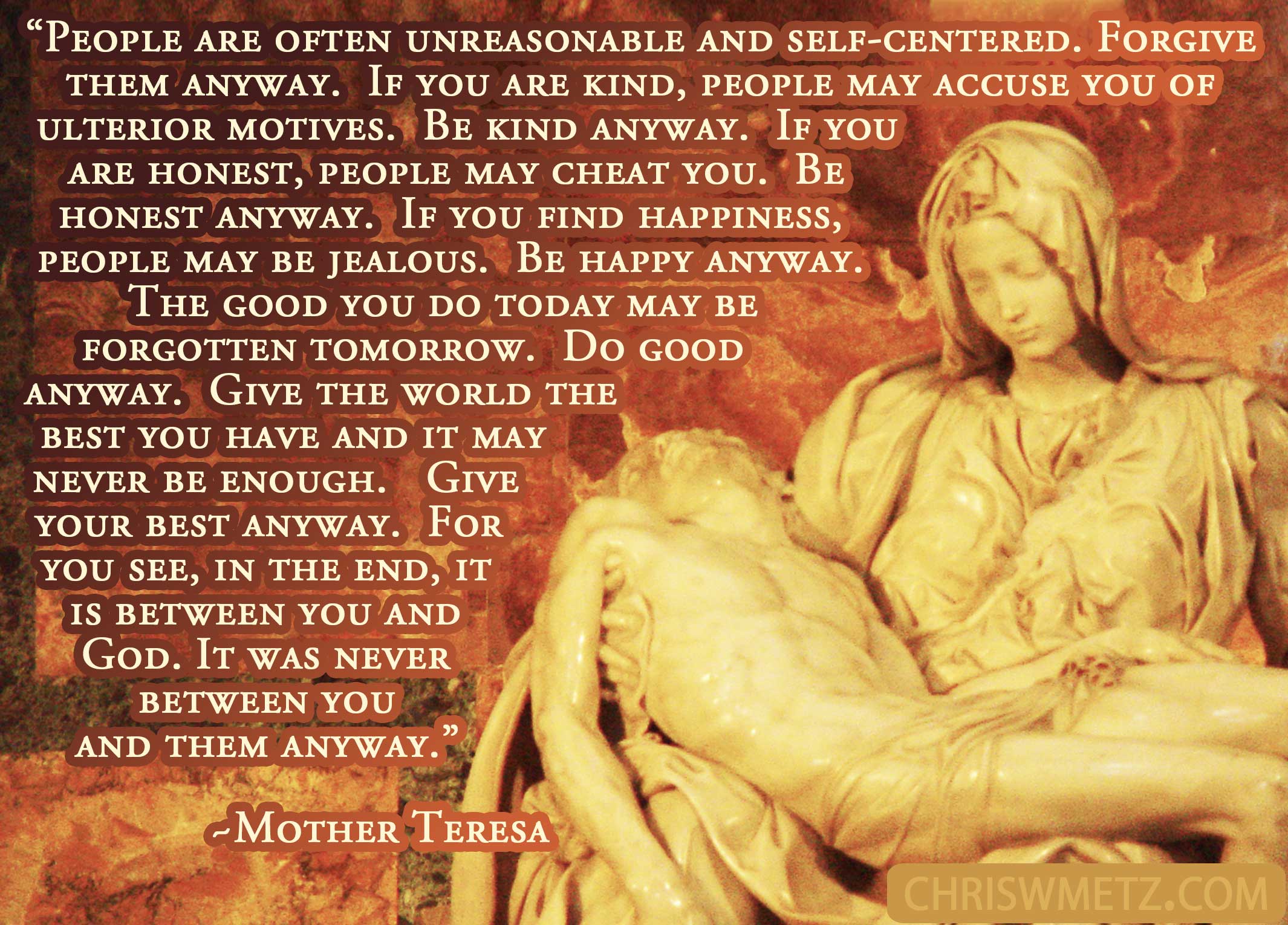 God Quote 1 Mother Teresa