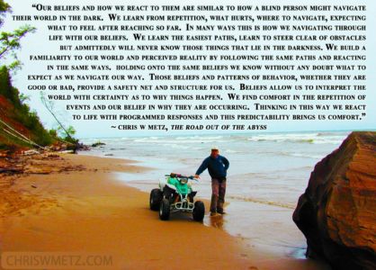 Beliefs Quote 5 Chris W Metz - The Road Out Of The Abyss