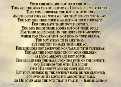 Children Quotes 1 Kahlil Gilbran chriswmetz.com