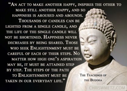 Happiness Quote 16 Buddha Teachings chriswmetz.com