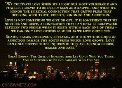 Love Quote 26 Brene Brown chriswmetz.com