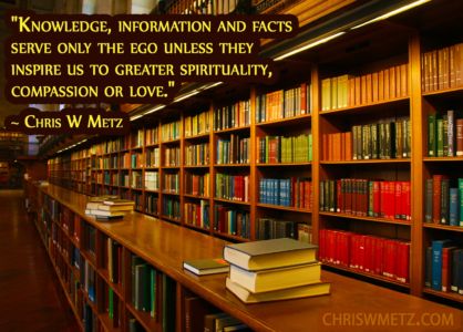 Wisdom vs knowledge information and facts Quote 9 ChrisWMetz